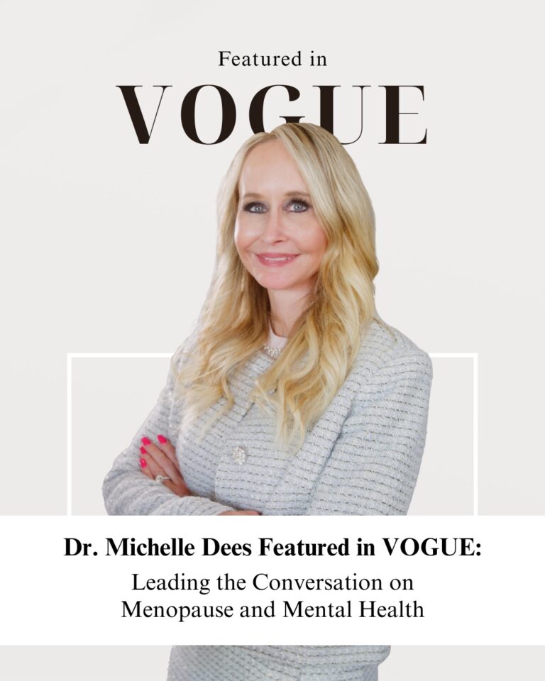 Dr. Michelle Dees Featured in Vogue: Leading the Conversation on Menopause and Mental Health