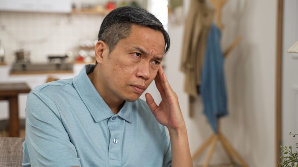 Patient speaking with a therapist during social anxiety therapy in Orlando, Florida.